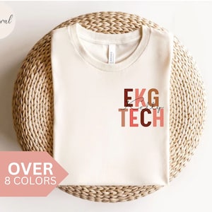 Personalized EKG Tech Tech Shirt, Custom EKG Technician T-shirt, EKG Tech Gift, Nurse Appreciation Gift,Electrocardiograph Technician Tshirt