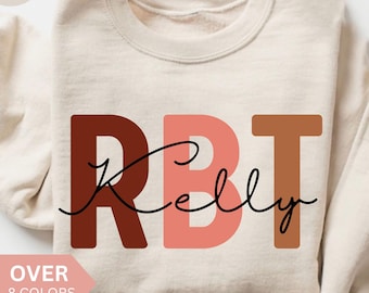 Personalisiertes RBT Sweatshirt, benutzerdefiniertes RBT Shirt, RBT Tech Geschenk, Krankenschwester Wertschätzung Geschenk, registrierter Behavior Techniker Rundhalsausschnitt, RBT Pullover