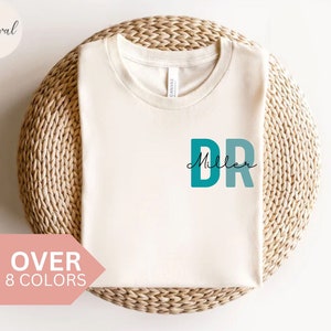 Personalized Doctor Shirt, Custom Doctor T-shirt, Doctor Gift, Doctor Tshirt, Doctor Appreciation Gift, MD Shirt, MD Gift, Doctor Graduation