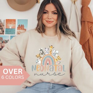 Neonatale verpleegster sweatshirt, NICU verpleegster shirt, kinderverpleegkundige trui, pasgeboren verpleegster crewneck, neonatale verpleegster cadeau, neonatale intensive care unit