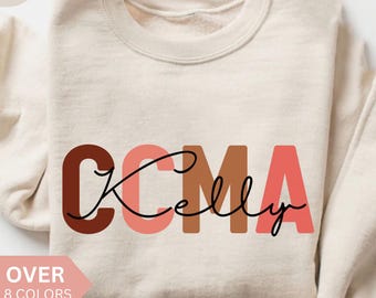 Personalized CCMA Nurse Sweatshirt, Custom CCMA Nurse Shirt, CCMA Nurse Gift, Nurse Appreciation Gift, Certified Clinical Medical Assistant