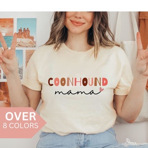 Bluetick Coonhound Mama Shirt, Bluetick Coonhound Mom T-shirt, Coonhound Tshirt for Mother&#39;s Day, Coonhound Mom Gift, Coonhound Mama Tee