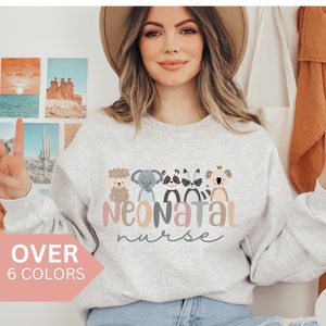 Neonatale verpleegkundige sweatshirt, NICU verpleegkundige shirt, kwekerij verpleegkundige trui, pasgeboren verpleegkundige crewneck, neonatale verpleegkundige gift, neonatale intensive care unit