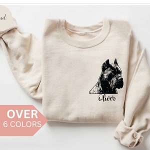 Personalized Cane Corso Mama Sweatshirt, Custom Cane Corso Name Shirt, Cane Corso Mom Gift, Cane Corso Head Crewneck, Cane Corso Dad Sweater