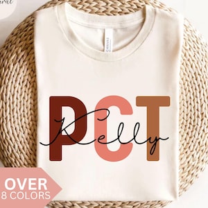 Personalized PCT Nurse Shirt, Custom PCT Nurse T-shirt, PCT Nurse Gift, Patient Care Technician Tshirt, Nurse Appreciation T shirt, Pct tee