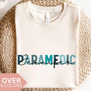 Personalized Paramedic Shirt, Custom Paramedic T-shirt, Paramedic Gift, Emergency Medical Technician Tshirt, EMT Gift, EMS Shirt,EMT T Shirt