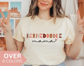Bernedoodle mamma-tröja, Bernedoodle mamma-t-shirt, Bernedoodle-present, Bernedoodle mamma-t-shirt, Bernedoodle mamma-t-shirt, Bernedoodle-tröja
