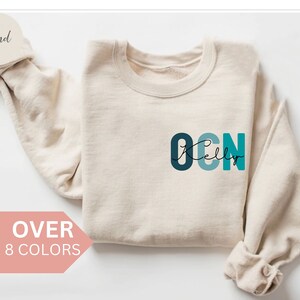 Personalized OCN Nurse Sweatshirt, Custom OCN Nurse Shirt, OCN Nurse Gift, Oncology Certified Nurse  Crewneck, Oncologist Nurse Sweater