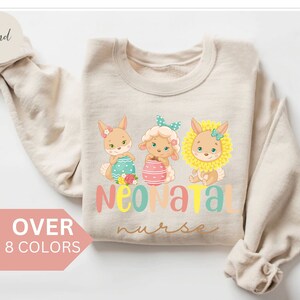 Neonatale verpleegkundige sweatshirt, NICU verpleegkundige shirt, kwekerij verpleegkundige trui, pasgeboren verpleegkundige crewneck, neonatale verpleegkundige gift, neonatale intensive care unit