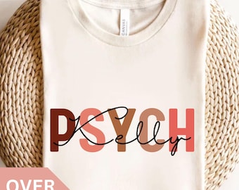 Chemise d'infirmière PSYCH personnalisée, T-shirt d'infirmière PSYCH personnalisé, Cadeau d'infirmière PSYCH, Cadeau d'appréciation d'infirmière, T-shirt d'infirmière en santé mentale psychiatrique