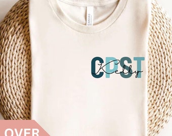 Camiseta CPST personalizada, camiseta CPST personalizada, camiseta de técnico en seguridad de pasajeros infantiles, regalo de instructor CPST, camiseta de técnico CPST, tecnología de seguridad