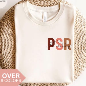 PSR-shirt gepersonaliseerd, PSR-T-shirt op maat, PSR-cadeau, cadeau patiëntenservicemedewerker, PSR-T-shirt, PSR-T-shirt, PSR-T-shirt met naam