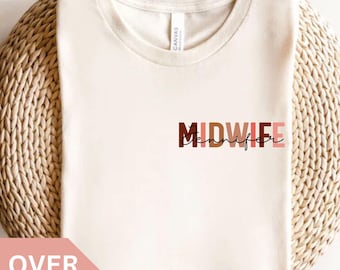 Personalized Midwife Shirt, Custom Midwife T-shirt, Midwife Gift, Nurse Appreciation Gift, CNM Tshirt, Labor and Delivery Nurse T shirt, Tee
