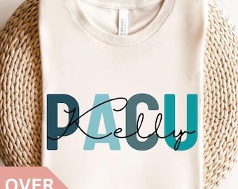 Chemise personnalisée, t-shirt infirmière infirmière, t-shirt infirmière infirmière, t-shirt rose unité de soins post-anesthésie, t-shirt