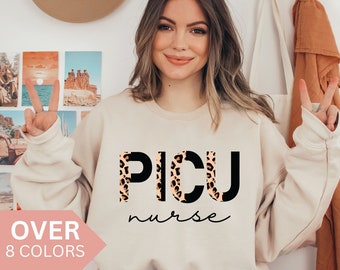 PICU Nurse Sweatshirt, PICU Nurse Shirt, PICU Nurse Gift, Nurse Appreciation Gift, Pediatric Intensive Care Unit, Picu Nurse Crewneck, Trui