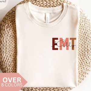 Personalized EMT Nurse Shirt, Custom EMT Nurse T-shirt, EMT Nurse Gift, Emergency Medical Technician Tshirt, Paramedic Nurse T shirt,Emt tee