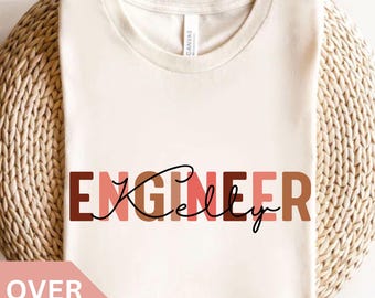 Personalized Engineer Shirt, Custom Engineer T-shirt, Engineer Gift, Engineer Appreciation gift, Engineering Tshirt, Engineer Graduation Tee