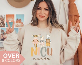 NICU Nurse Sweatshirt, NICU Nurse Shirt, NICU Nurse Gift, Nurse Appreciation Gift, Neonatal Intensive Care Unit, Nicu Nurse Crewneck,Sweater