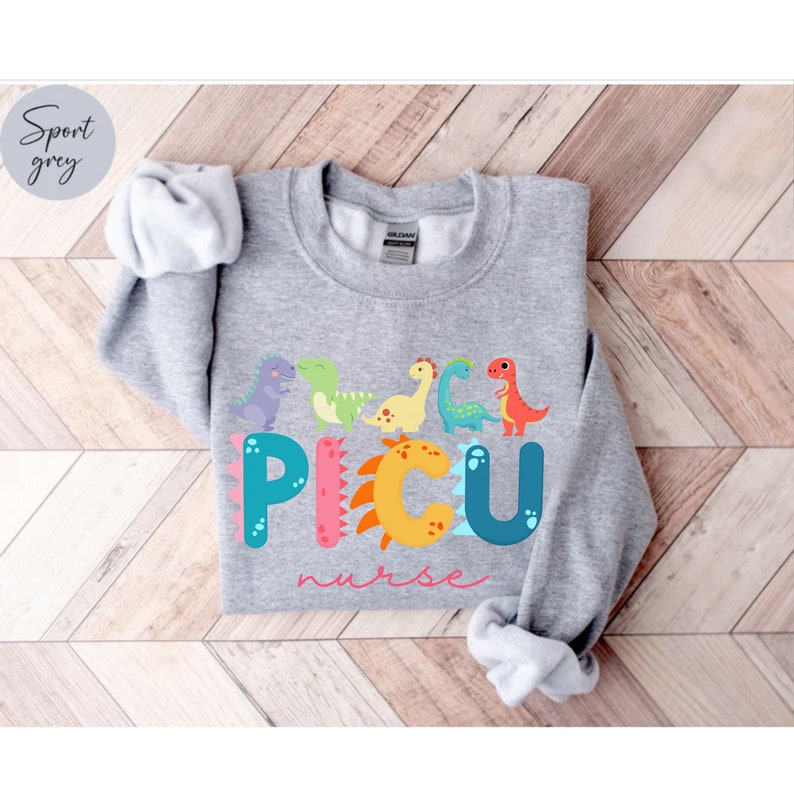 PICU Nurse Sweatshirt, PICU Pediatric Nurse Shirt, PICU Nurse Gift, Nurse Appreciation Gift, Pediatric Intensive Care Unit, Picu Crewneck image 8