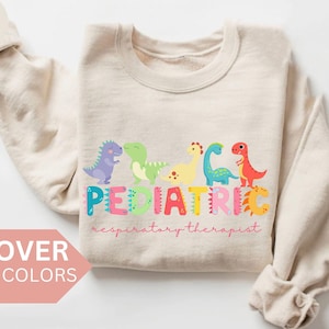 Moletom de terapeuta respiratório pediátrico, camiseta de terapia respiratória pediátrica, presente de RT pediátrico, presente de agradecimento a enfermeiros, presente de RT PEDS