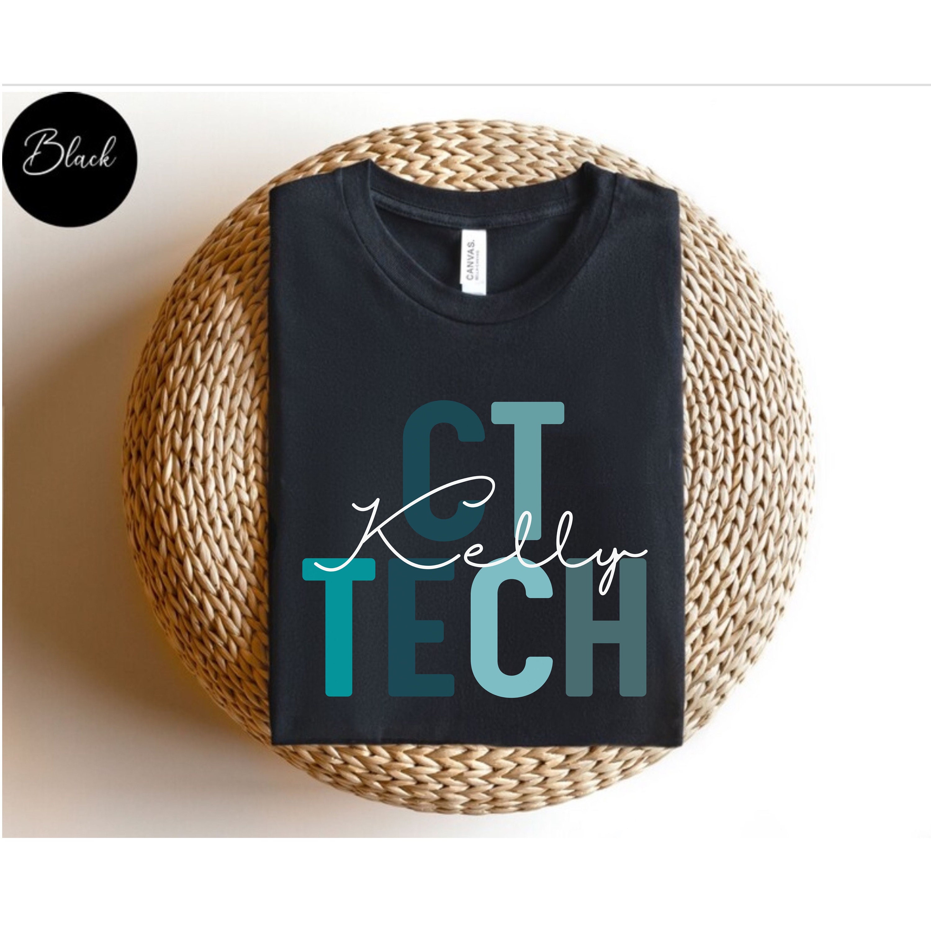 Personalized CT Tech Tech Shirt, Custom CT Technologist T-shirt, CT ...