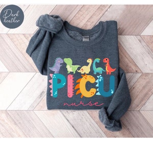 PICU Nurse Sweatshirt, PICU Pediatric Nurse Shirt, PICU Nurse Gift, Nurse Appreciation Gift, Pediatric Intensive Care Unit, Picu Crewneck image 7