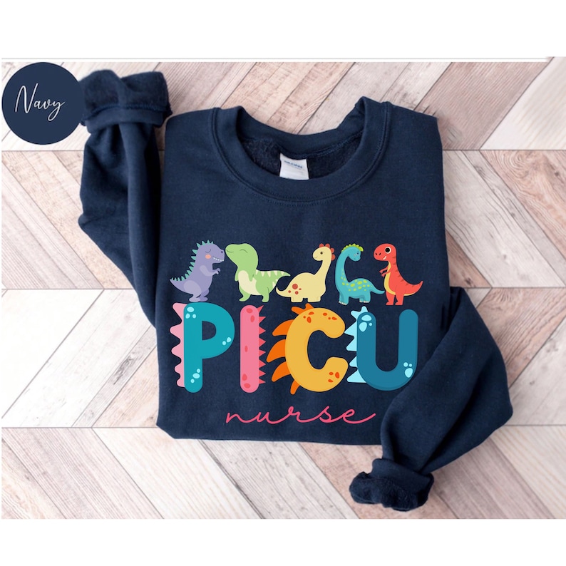 PICU Nurse Sweatshirt, PICU Pediatric Nurse Shirt, PICU Nurse Gift, Nurse Appreciation Gift, Pediatric Intensive Care Unit, Picu Crewneck image 4