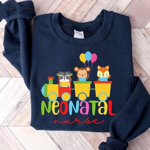 Sweatshirt neonatale verpleegkundige, shirt NICU-verpleegkundige, trui verpleegkundige verpleegkundige, pasgeboren verpleegkundige ronde hals, cadeau neonatale verpleegkundige, intensive care voor pasgeborenen