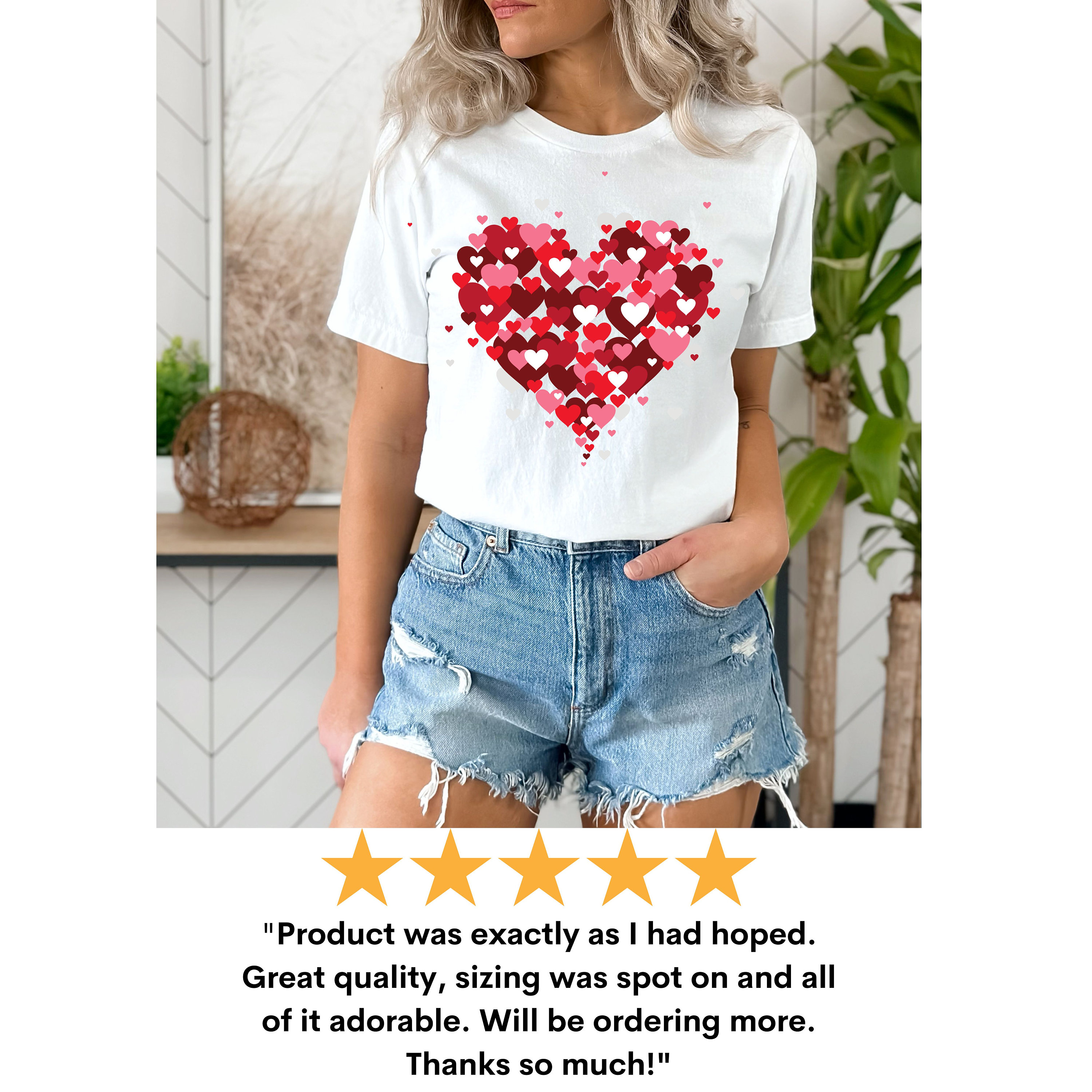 Chemise Fille Hartstrings Saint-Valentin - Motif Coeur 3D Avec Volants - Taille 7 - Occasion Très Bon état