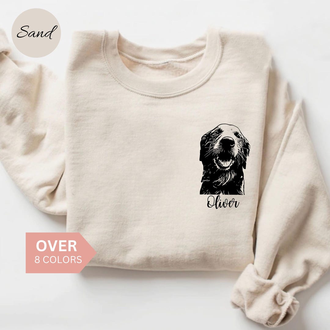 Personalized Golden Retriever Mama Sweatshirt, Custom Golden Retriever ...