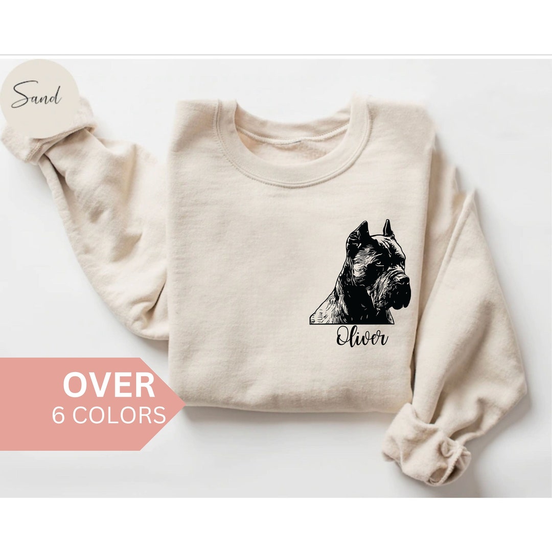 Personalized Cane Corso Mama Sweatshirt, Custom Cane Corso Name Shirt