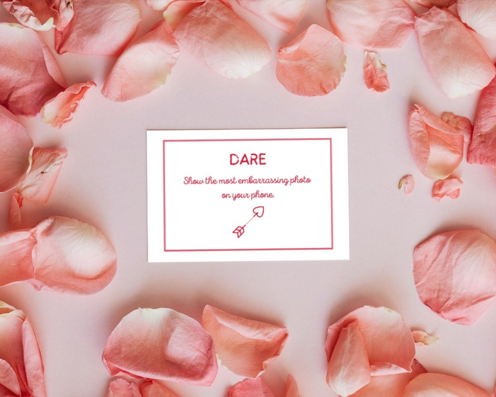 Printable Game for Couples Truth or Dare Valentine’s Edition | Question ...