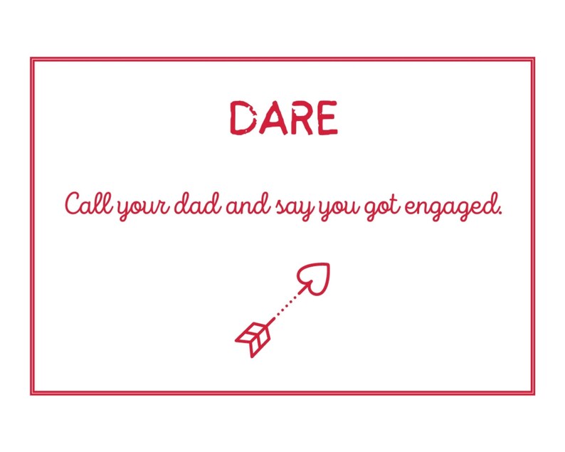 Printable Game for Couples Truth or Dare Valentine’s Edition | Question ...
