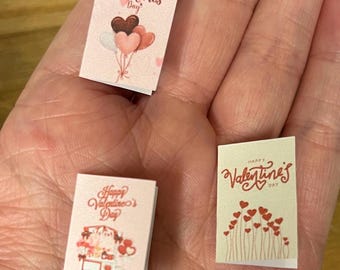 Miniature Valentine's Day Cards: Dollhouse DIY (Digital Download)