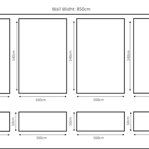 Custom Order for &quot;Vivian&quot;, Wall Moulding Kit, Ready For Assembly Wall Paneling Kit, Wall Trim Kit, DIY Wall Molding