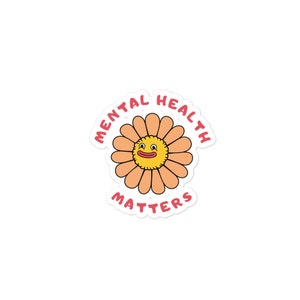 Mental Health Matters Sticker - Versandkostenfrei - Lustige Sticker - Wasserflaschen Sticker - Studenten Sticker - Angst Sticker - Depression