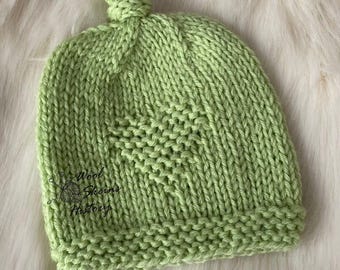 Modello di maglia per cappellino per neonati SEMPLICE per PREMATURI e NEONATI - Italia