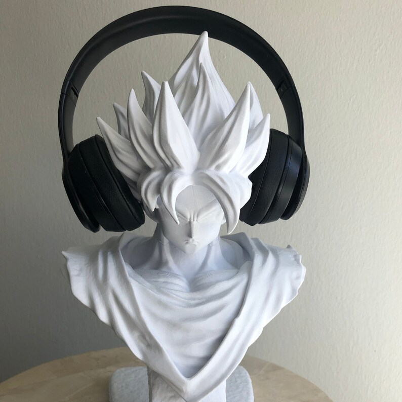 Goku Headphone Stand Headphone Holder Gaming Room Decor Etsy