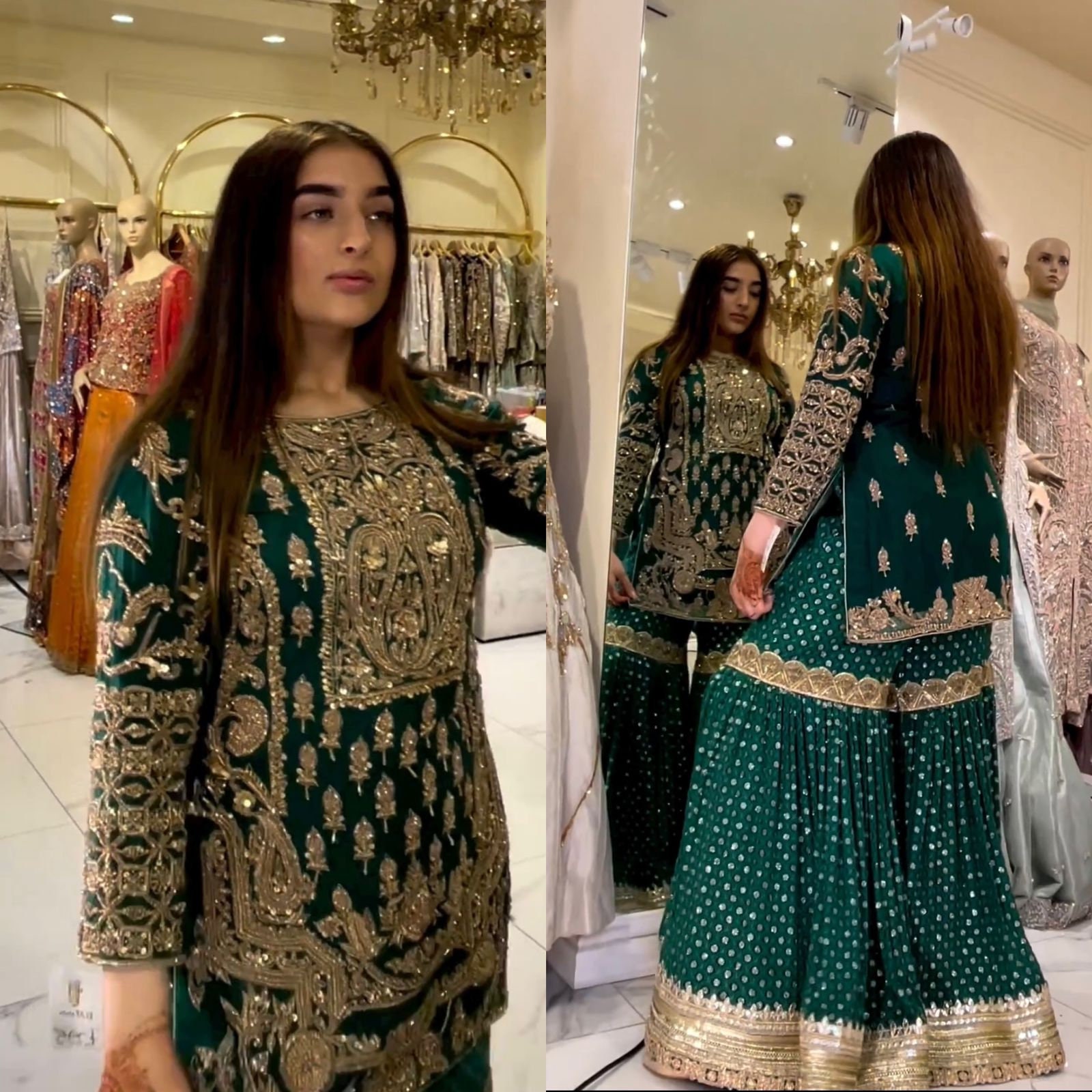 Aggregate more than 177 pakistani gharara dresses latest