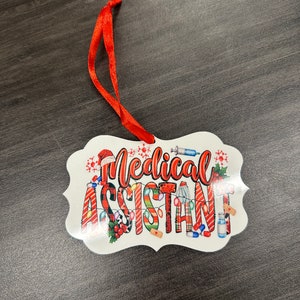 Medical assistant ornament