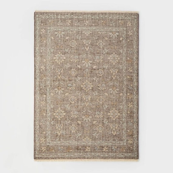Hand Knot Persian Rug Beige - Threshold™ designed with Studio McGee