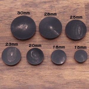 Natural Horn Buttons-6Pcs Flat Black/Brown Pattern Button for Sewing-Shirt/Suit/Blazer/Jacket/Coat/Sweater image 9