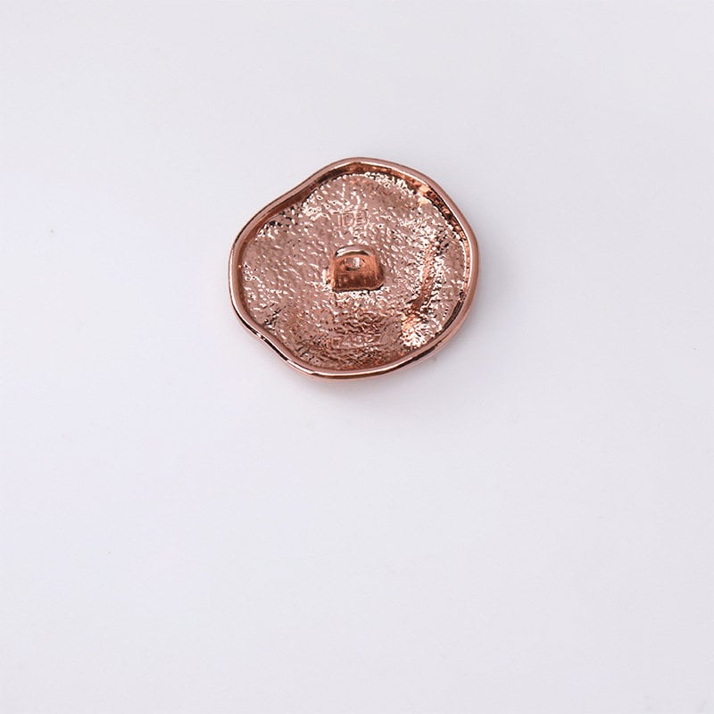 Metal Irregular Buttons-6pcs Gold Ripple Button for Sewing-sweater ...