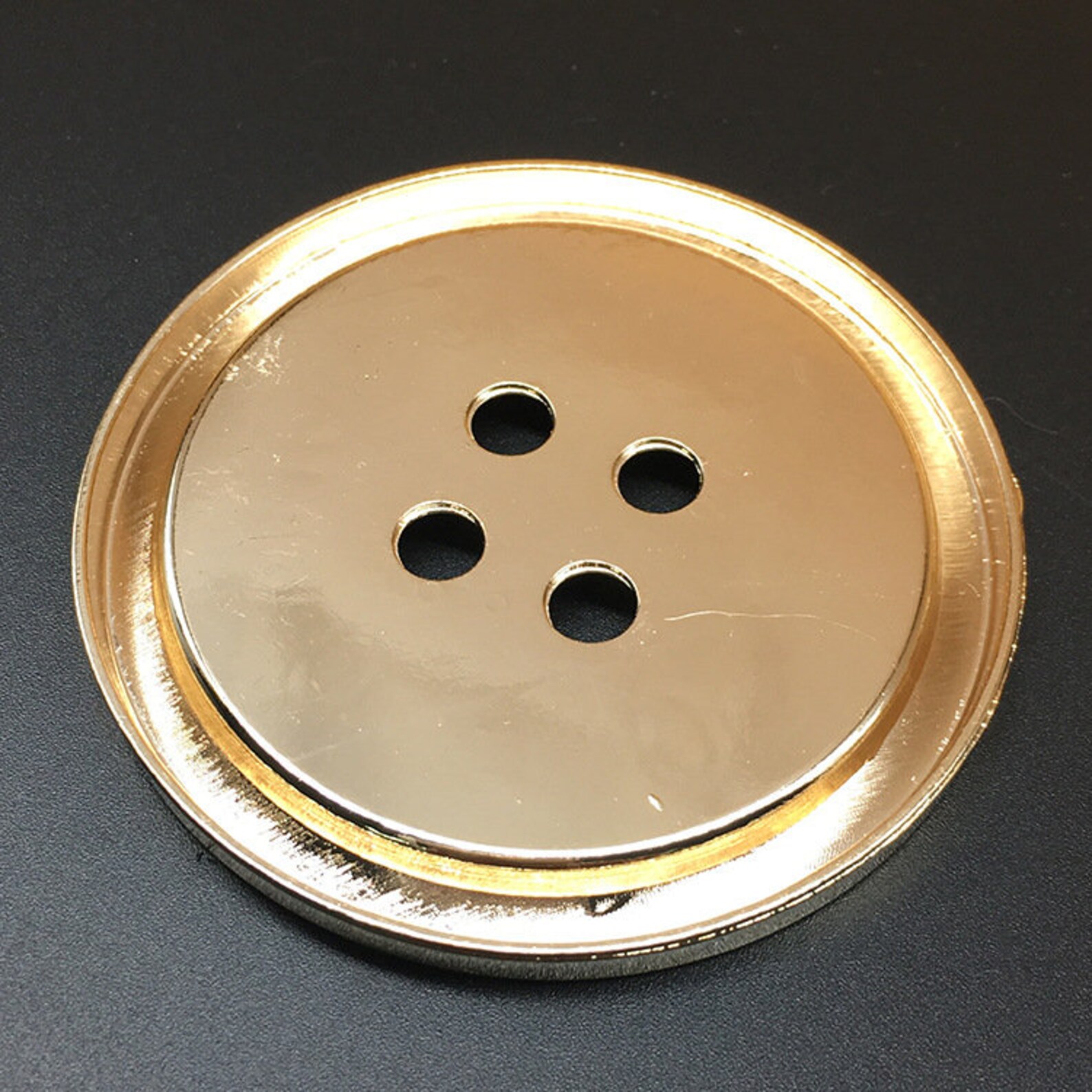 Metal Hole Buttons-6pcs Extra Large Gold Button for Suit/shirt/blazer ...