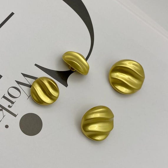 Lot De 10 Boutons En Métal Irréguliers - Boutons Décoratifs Pour Vêtements, DIY, Pulls, Manteaux - Tailles 18/20/23 Mm - 11