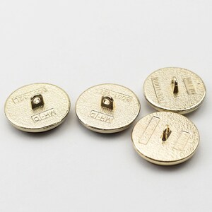 Metal Pearl Buttons-6Pcs GoldWhite/Black/Brown Pattern Button for Sewing-Blazer/Jacket/Coat/Sweater/Cardigan image 6