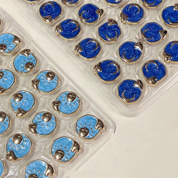 10 Boutons Plats Ronds Métalliques à Coudre - Or 20mm Ou 25mm - Pour Vêtements Et DIY - Pack De 10