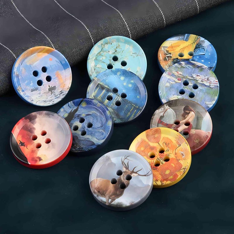 Resin Buttons - Etsy UK