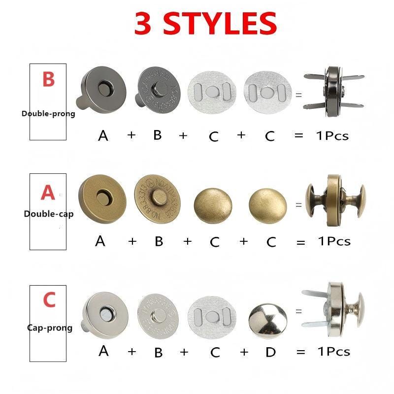 Magnetite Rivet Magnetic Rivet Tool Kit: Manual Press Stud Snap, Popper & Eyelet ...
