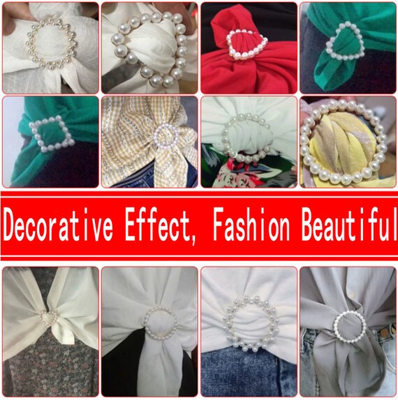2 Broches Cercle Métal - Accessoire Chic Pour écharpe, Vêtement Ou Sac